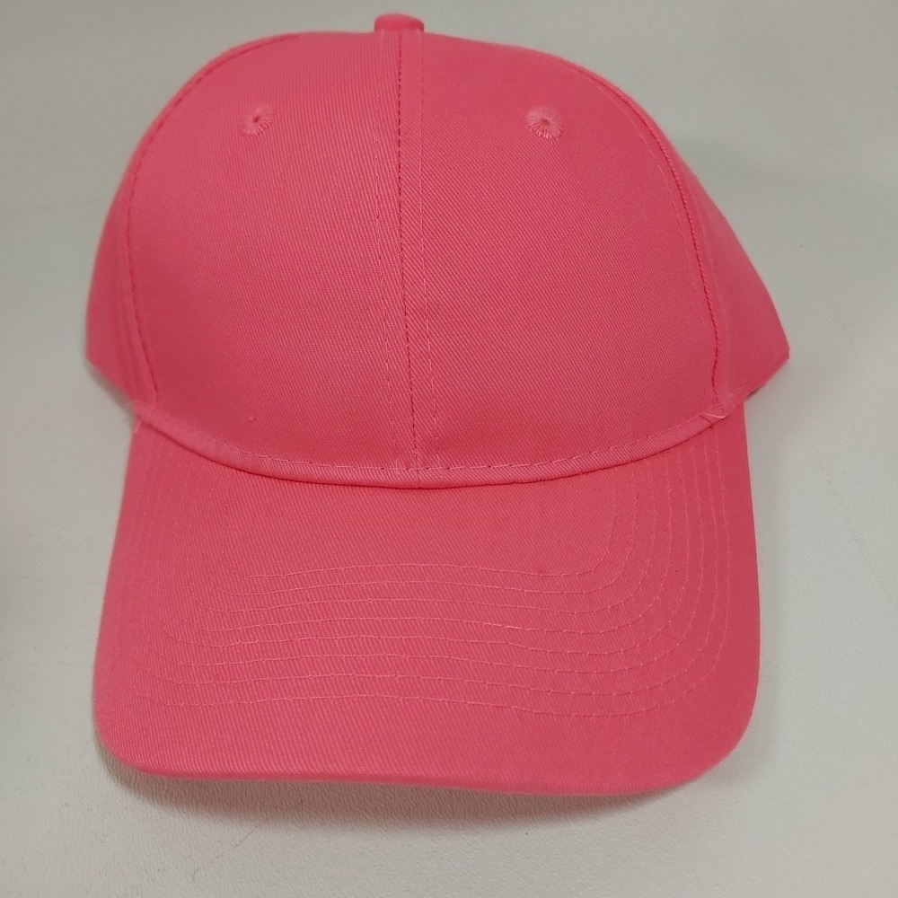 Unisex Plain Hat Adjustable‎ Pink